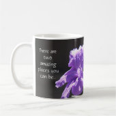 Florale Mok, geweldig om in iemands gebeden te zij Koffiemok (Links)