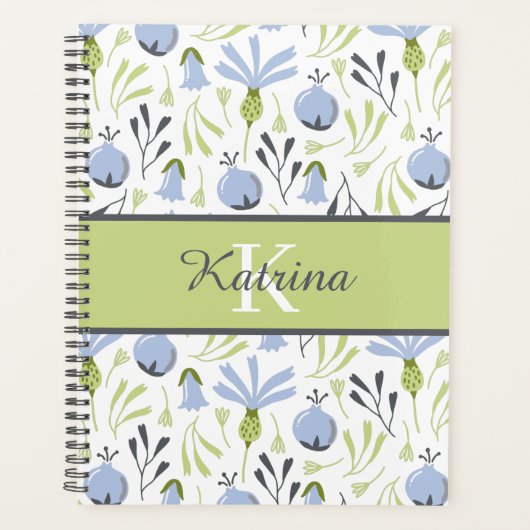 Florale Monogram Planner (Voorkant)
