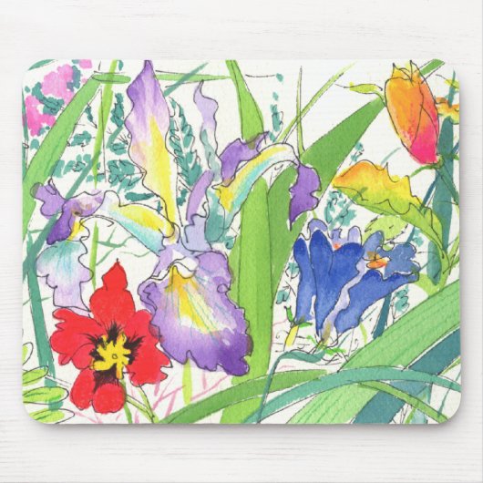 florale mousepad muismat (Voorkant)