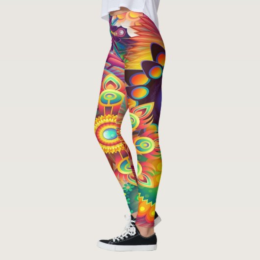 Florale mozaïek leggings (Links)