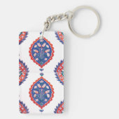 Florale mozaïek sleutelhanger (achterkant)