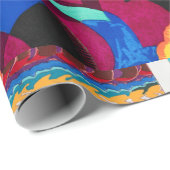  florale multicolor cadeaupapier (Rol Hoek)
