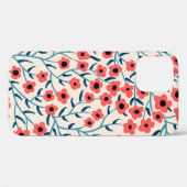  florale naadloos patroon met abstract bloo Case-Mate iPhone case (Achterkant (horizontaal))
