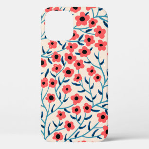  florale naadloos patroon met abstract bloo Case-Mate iPhone case
