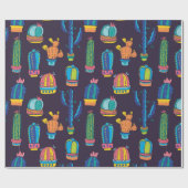 florale naadloos patroon met schattige kakkeraars  cadeaupapier (Vlak)