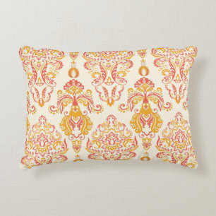 florale naadloze pleister. Klassieke Baroque wa Accent Kussen