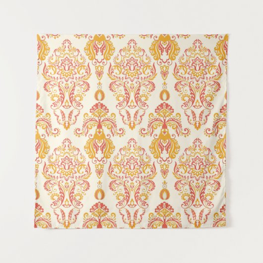  florale naadloze pleister. Klassieke Baroque wa Wandkleed (Voorkant)