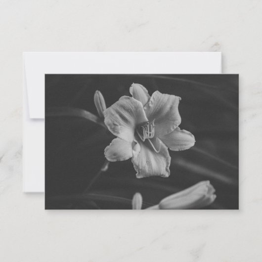 Florale Noir Save The Date (Voorkant)