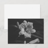 Florale Noir Save The Date (Voorkant / Achterkant)