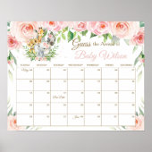 Florale Oerwouden beweren dat baby's aankomt. Poster (Voorkant)