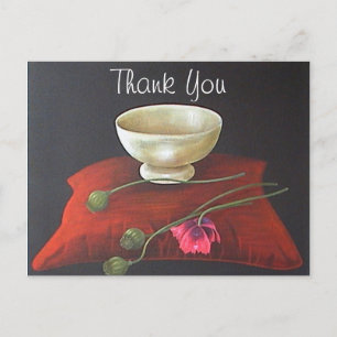 Florale Opium Papaver Dank Je Briefkaart