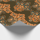 Florale paisley naadloos. illustratie cadeaupapier (Hoek)