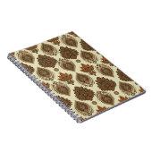 Florale paisley naadloos. illustratie notitieboek (Rechterzijde)