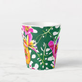 Florale Paradijs Latte Mok (Voorkant)