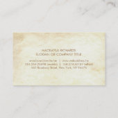  florale parijs visitekaartje (Achterkant)