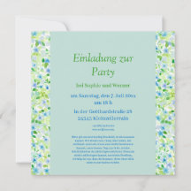 Florale Party in zarten Pastelltönen