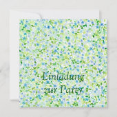 Florale Party in zarten Pastelltönen Kaart (Voorkant)