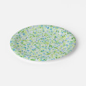 Florale Party in zarten  Pastelltönen Papieren Bordje (Gekanteld)