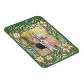 Florale Pasen Gepersonaliseerde Lelie & Narcis Magneet (Rechterzijde)