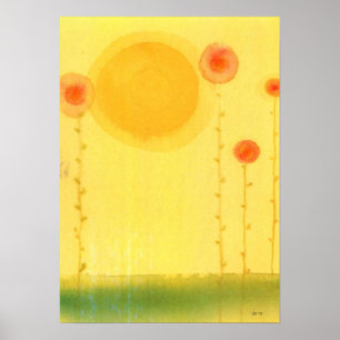 Florale pastels poster