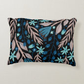 florale patroon Accent Pillow Accent Kussen (Achterkant)