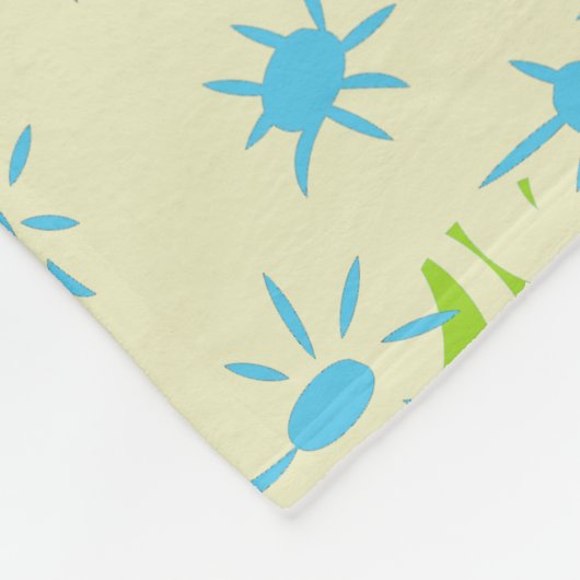 florale pauw deken (Hoek)