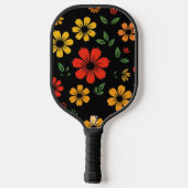 Florale Pickleball Paddle (Achterkant)