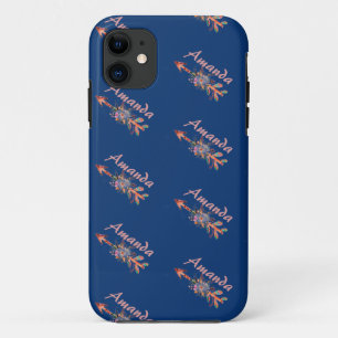 Florale pijlen gepersonaliseerd Case-Mate iPhone case