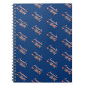 Florale pijlen gepersonaliseerd notitieboek (Voorkant)