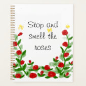 Florale planner met harde kaft (Voorkant)
