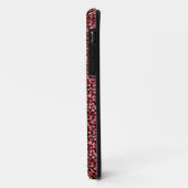 florale pride zwarte regenboogbehuizing Case-Mate iPhone case (Achterkant/links)