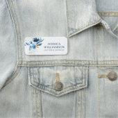 Florale professionele conferentie gepersonaliseerd naamplaatje (In situ)