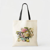  florale reiszakken tote bag (Voorkant)