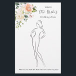 Florale Rozen raden het dresse Vrijgezellenfeest s Flyer<br><div class="desc">Witte en Abrikozen Rozen raden het Dress Vrijgezellenfeest spel. Je tekent de stijl van de trouwjurk,  de dichtstbijzijnde versie van de eigenlijke jurk van de bruid.</div>