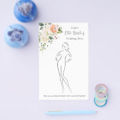 Florale Rozen raden het dresse Vrijgezellenfeest s Flyer (Enkel)