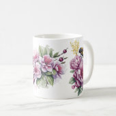 Florale schoonheid koffiemok (Voorkant rechts)