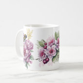 Florale schoonheid koffiemok (Voorkant links)