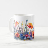 Florale schoonheid koffiemok (Voorkant links)