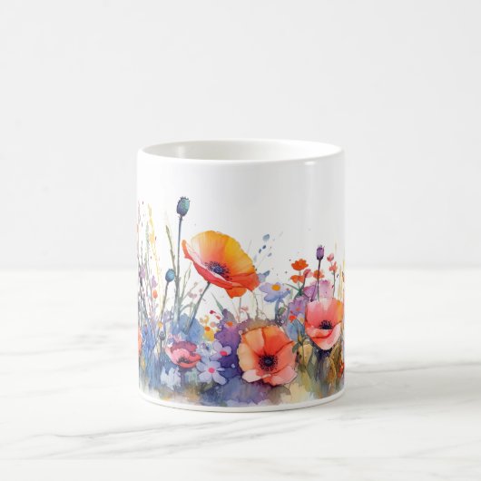 Florale schoonheid koffiemok (Center)