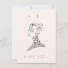 Florale schoonheidsmeisjes Salon en Spa Gift Certi