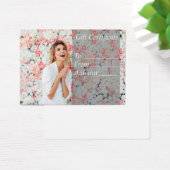 Florale schoonheidsmeisjes Salon en Spa Gift Certi Visitekaartje (Bureau)