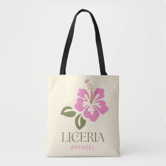florale schouder tas (Voorkant)
