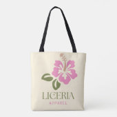florale schouder tas (Achterkant)