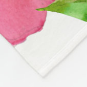 Florale Schrift Romeinen 8:28 Fleece Deken (Hoek)