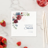 Florale Script Huwelijksfeest Papieren Servetten (Insitu)