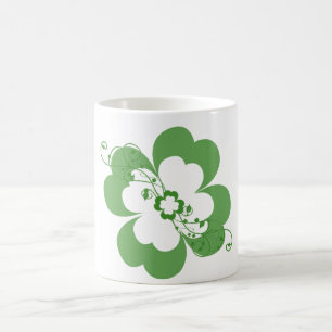 Florale Shamrock Mok