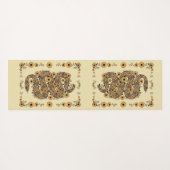 Florale slang yogamat (Achterkant (horizontaal))