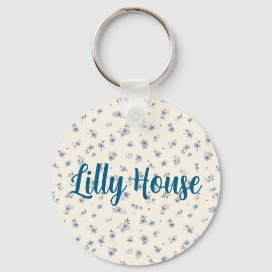 florale sleutelhanger (Voorkant)