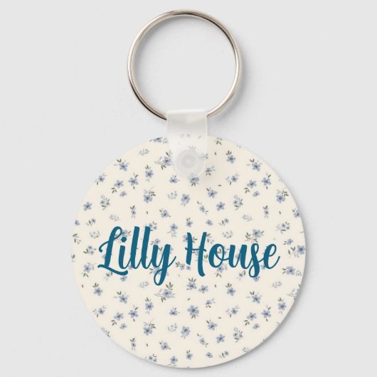 florale sleutelhanger (Achterkant)
