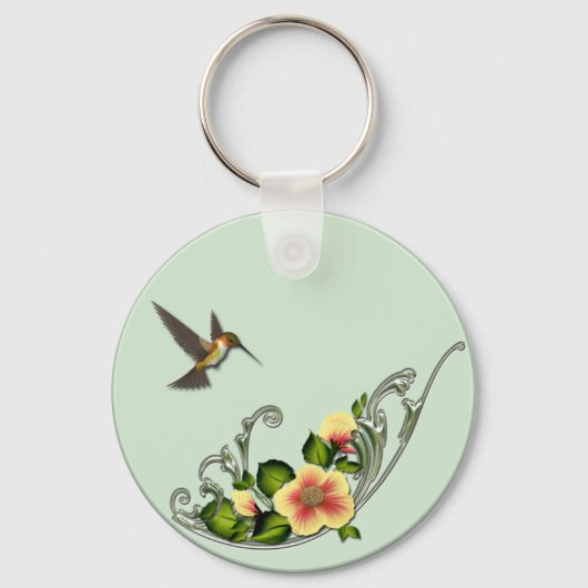 florale sleutelhanger (Voorkant)